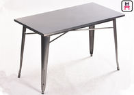 Industrial Style Metal Commercial Restaurant Tables Tolix Metal Table For Tolix Chair