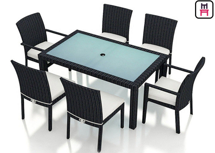 Outdoor Patio Furniture High Top Table , Commercial Grade Outdoor Dining Furniture Table
