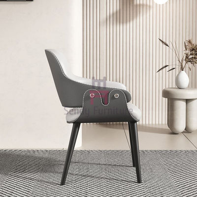 Beli Kursi Restoran Kayu Solid dengan Pelapis Kulit dan Sandaran Berpalang untuk Makan yang Nyaman online manufacture