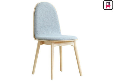 Beli Kain Nordic Low Back Kursi Makan Kayu Furnitur Komersial Dalam Ruangan Berwarna online manufacture
