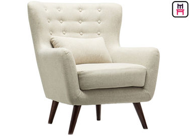 Beli Gaya Nordic Nyaman Sandaran Tangan Kursi Sofa Tunggal Kaki Kayu Nyaman Untuk Rumah / Kantor online manufacture