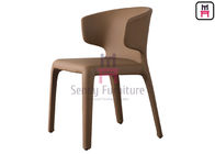 Contemporary Style Leather Dining Chairs With Brown / Black / Gray Color