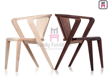 Beli Z Berbentuk Kayu Kursi Restoran Crossed Arm Ash Indoor Dengan Sandaran Tangan online manufacture