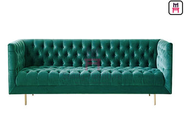 Beli 3 Kursi Sofa Beludru Berlapis Dekorasi Tombol Booth Restoran Untuk Lobi Hotel online manufacture