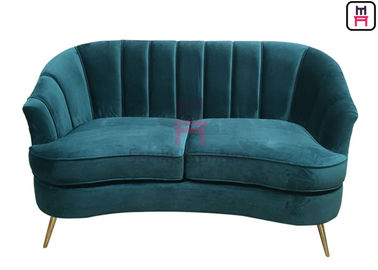 Beli 160cm Panjang Bentuk Busur Booth Kustom Tempat Duduk Bingkai Kayu Beludru Booth Restoran Berlapis Kain online manufacture