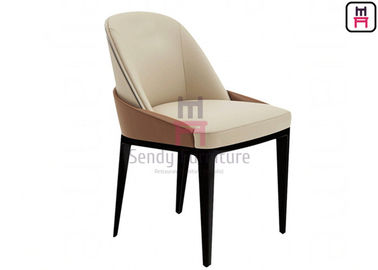 Beli Mini Armrest Leather Wood Kursi Restoran Furniture Dengan Sandaran Warna Ganda online manufacture