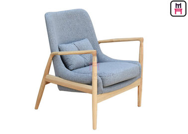 Kursi Tunggu Oak Kayu Biru Restoran Nordic Modern Tipe 66 * 69 * 84 Cm
