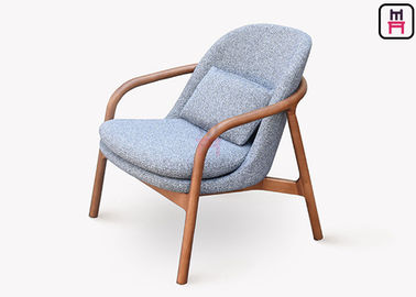 Struktur Kayu Kursi Sofa Modern, Kursi Santai Sofa Kustom Bingkai Warna