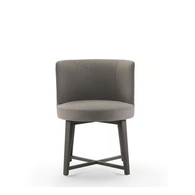 Kursi restoran kayu X-Frame ergonomis dengan kayu abu putih padat dan pilihan khusus mewah