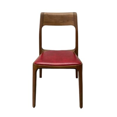 Kursi Restoran Kayu Padat Ergonomi Kursi Makan yang Bisa Disesuaikan