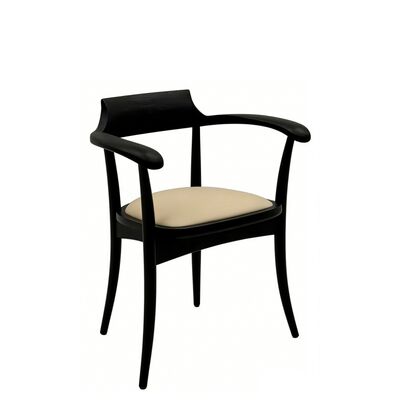 Kursi Restoran Kayu Ergonomis Modern Desain Melengkung dengan Rangka Kayu Solid dan Pelapis yang Dapat Disesuaikan