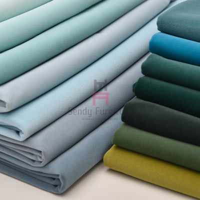 Palet Warna Furnitur Lebar 1,8m Tahan Api 450g/M Beludru Linen