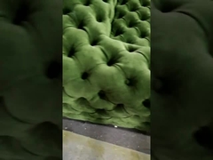 Chester Leather Tufted Restaurant Sofa Set Aplikasi Lobi Hotel Bintang Lima