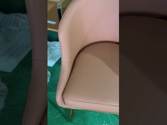 Tidak Ada Kursi Restoran Hotel Lipat Rangka Baja Tahan Karat Gaya Modern Nyaman