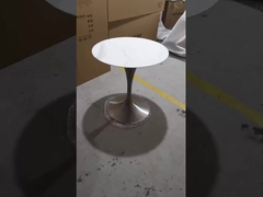 Kursi restoran kayu berlapis kulit abu-abu tanpa sandaran lengan